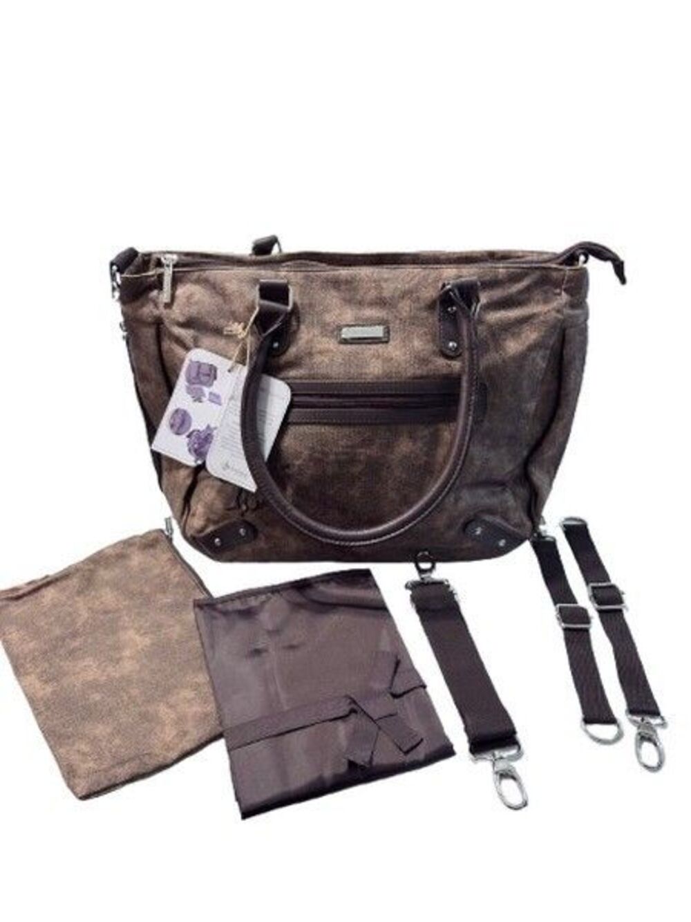 Kalencom The European Collection "Paris" Baby Diaper Bag NWT